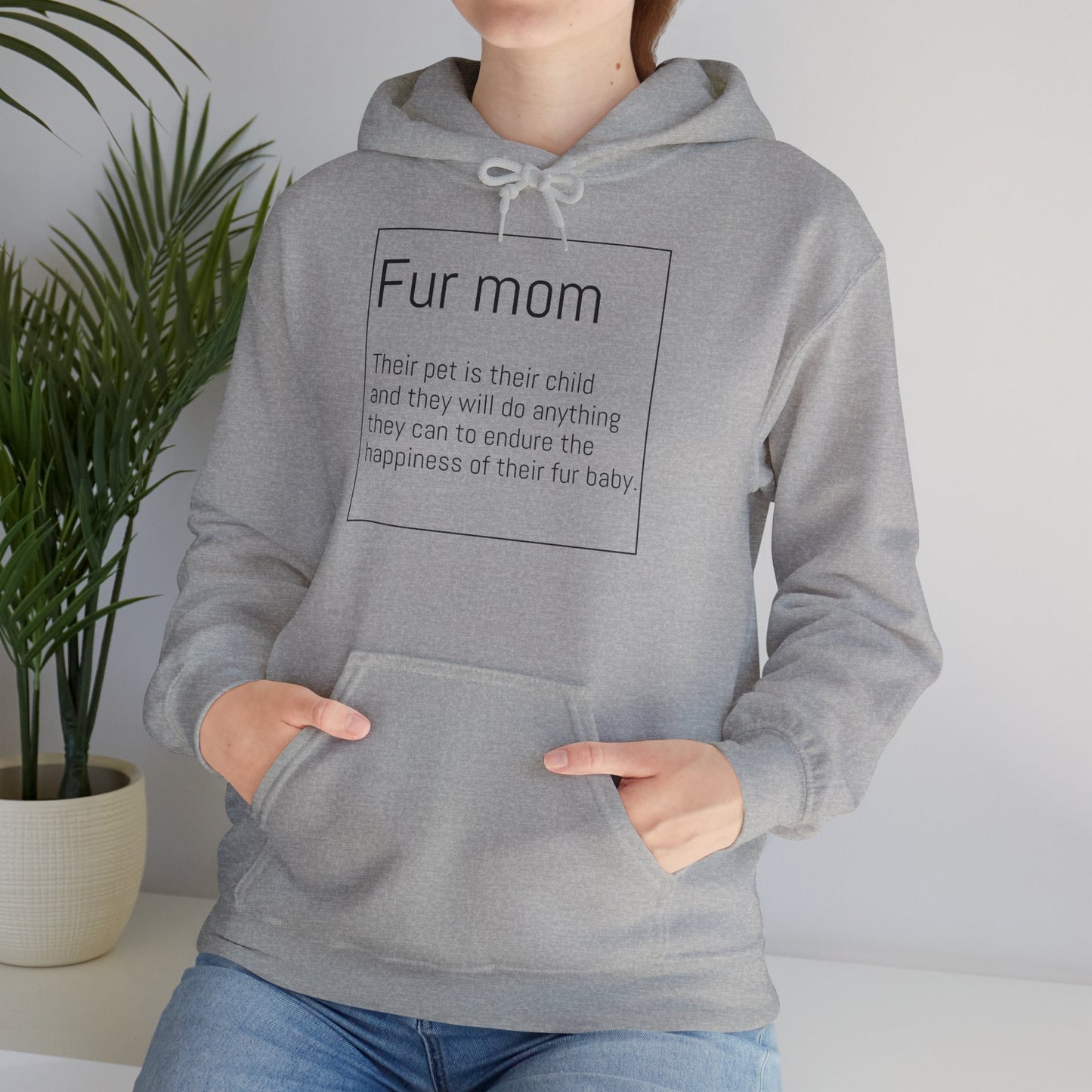 Hettegenser - "Fur mom"