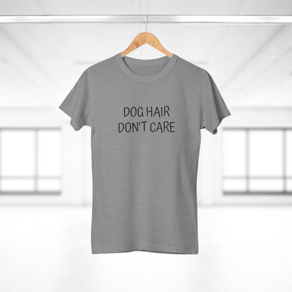 T-skjorte Dame - "Dog hair, don't care"