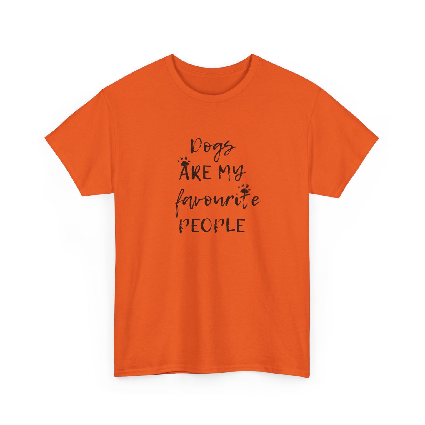 T-skjorte Unisex - "Dogs are my favourite people"